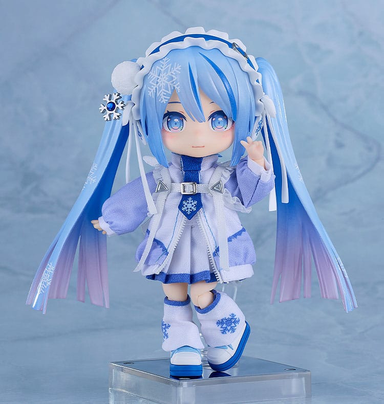 Character Vocal Series 01: Hatsune Miku Nendoroid Doll Actionfigur Snow Miku: Yukiiro Pop Ver. 14 cm Image 2