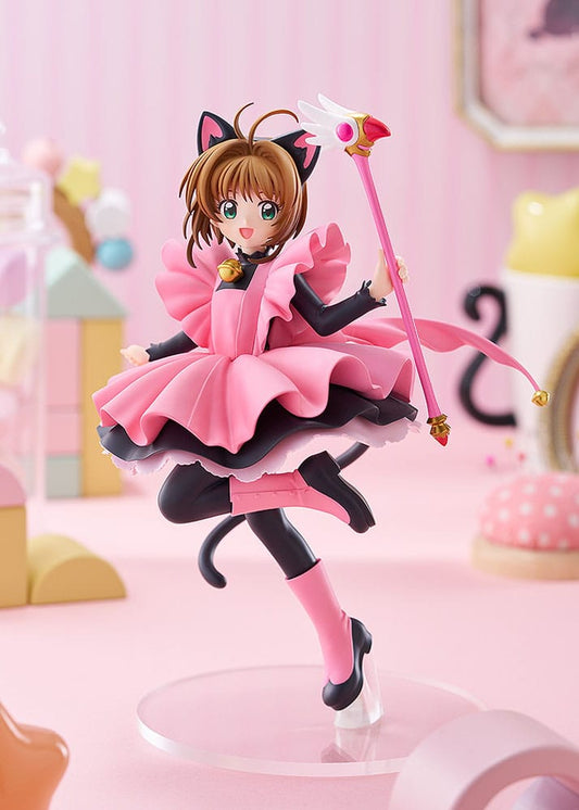 Cardcaptor Sakura Pop Up Parade PVC Statue Sakura Kinomoto: Black Cat Costume Ver. L Size 22 cm Image 2