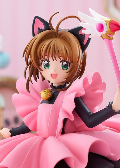 Cardcaptor Sakura Pop Up Parade PVC Statue Sakura Kinomoto: Black Cat Costume Ver. L Size 22 cm Image 3
