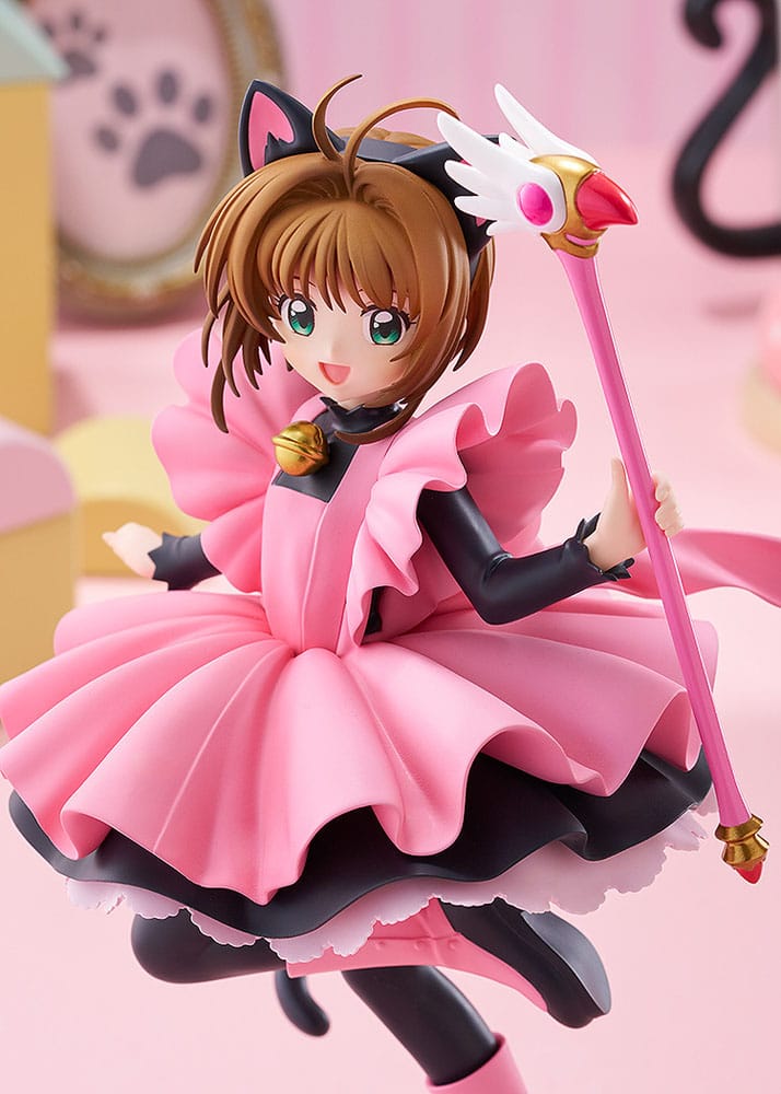 Cardcaptor Sakura Pop Up Parade PVC Statue Sakura Kinomoto: Black Cat Costume Ver. L Size 22 cm Image 4