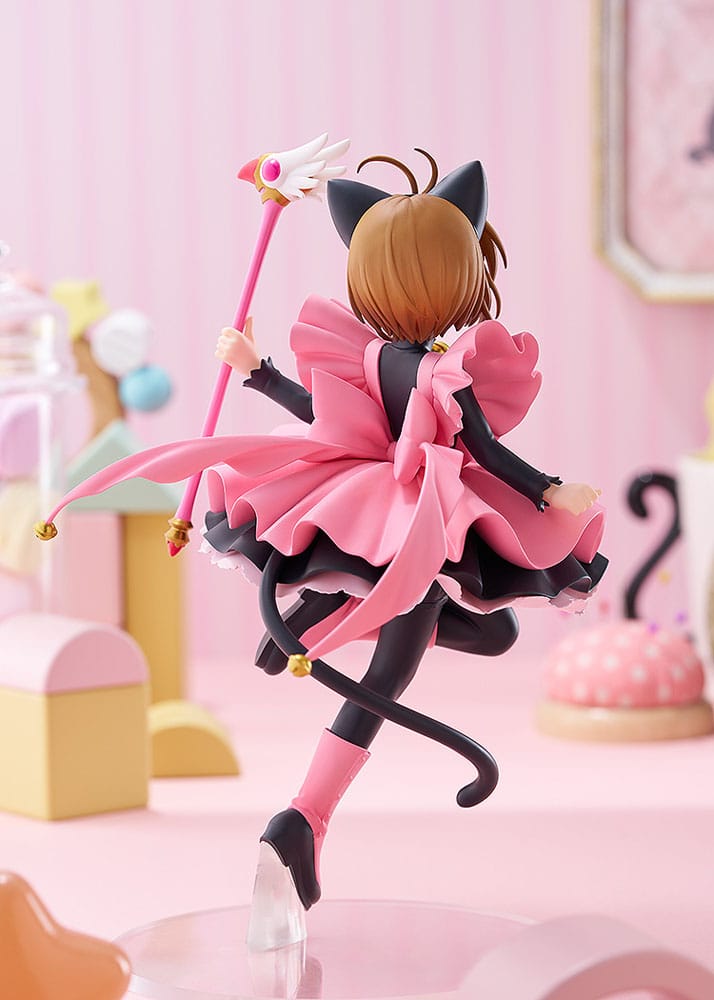 Cardcaptor Sakura Pop Up Parade PVC Statue Sakura Kinomoto: Black Cat Costume Ver. L Size 22 cm Image 5