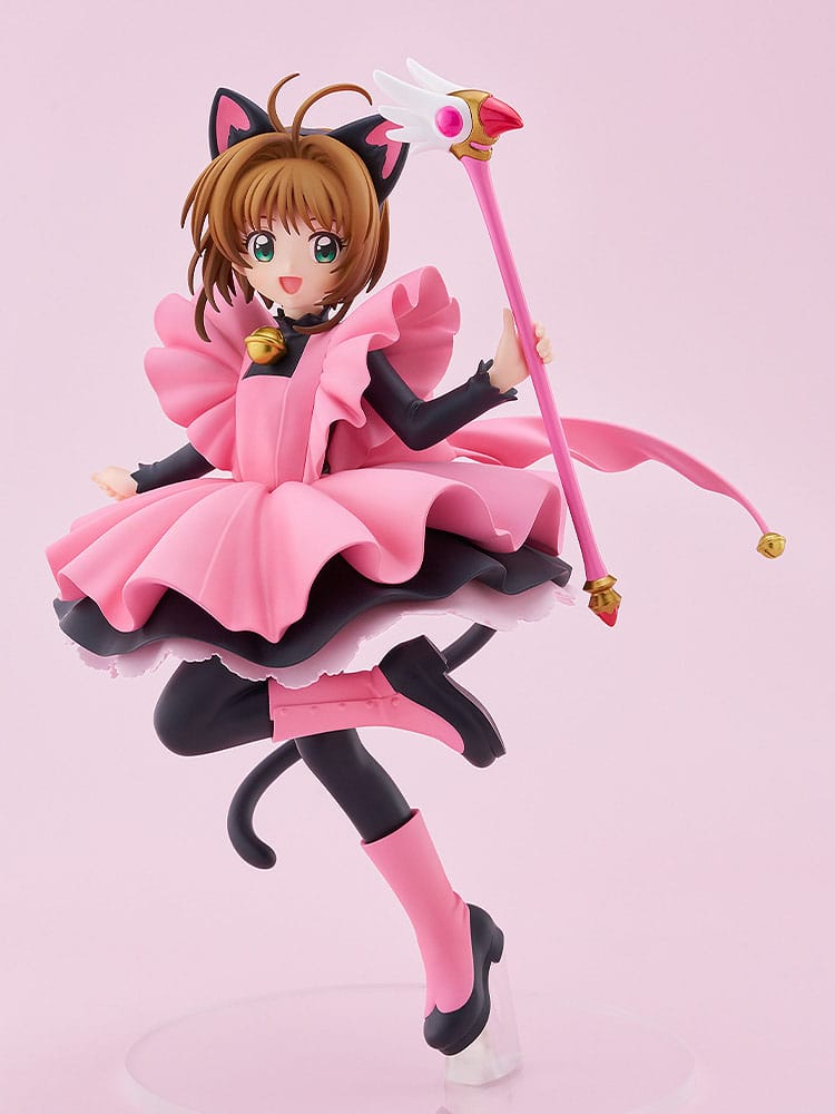 Cardcaptor Sakura Pop Up Parade PVC Statue Sakura Kinomoto: Black Cat Costume Ver. L Size 22 cm Image 6