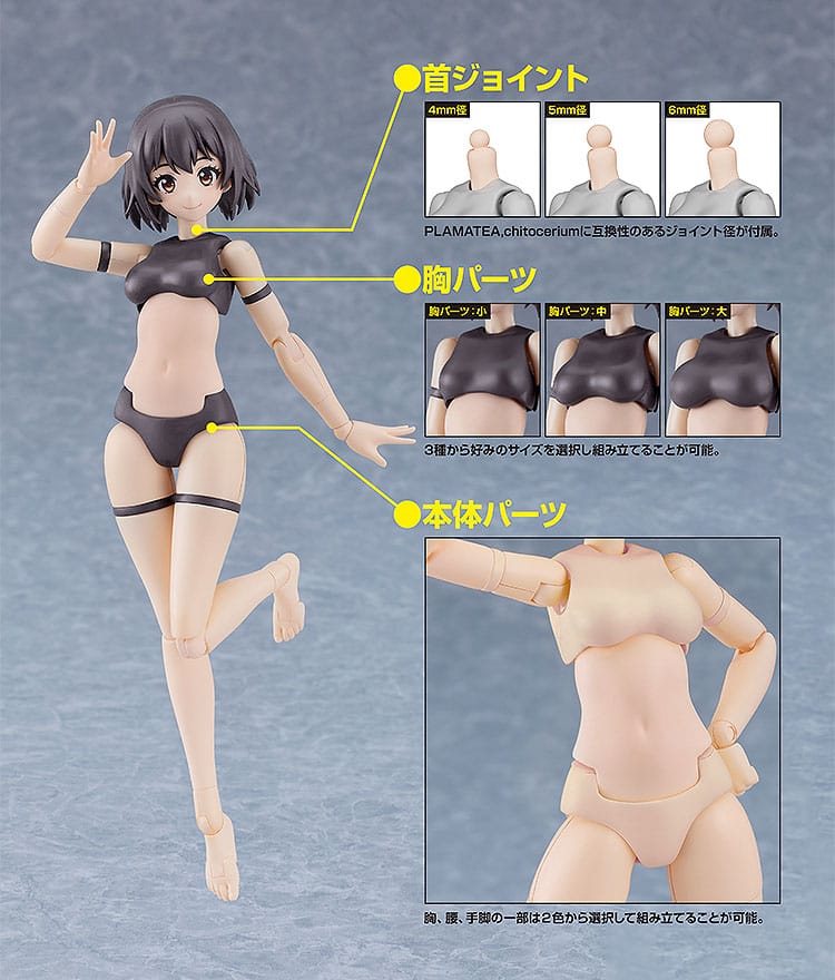Original Character Modellbausatz PLAMATEA Muse Body: Ichika A Type 15 cm Image 6