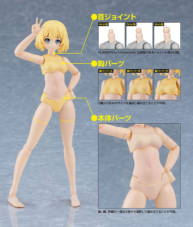 Original Character Modellbausatz PLAMATEA Muse Body: Ichika B Type 15 cm Image 6