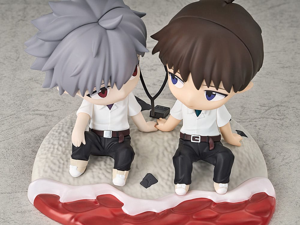 Rebuild of Evangelion Chibi Figur Shinji Ikari & Kaworu Nagisa 8 cm Image 4