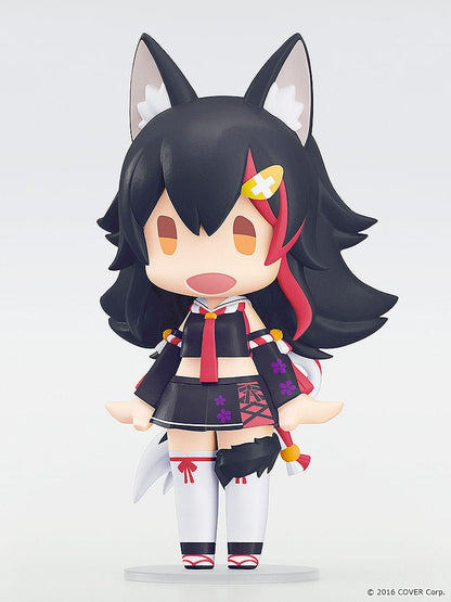 Hololive Production HELLO! GOOD SMILE Actionfigur Ookami Mio 10 cm Image 4