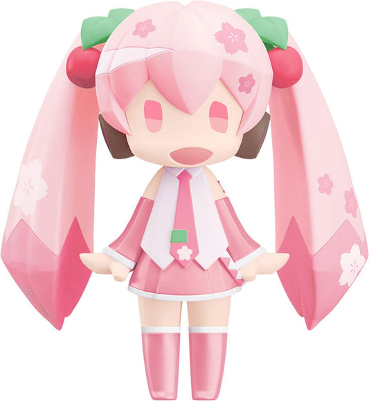 Character Vocal Series 01: Hatsune Miku HELLO! GOOD SMILE Actionfigur Sakura Miku 10 cm Image 1