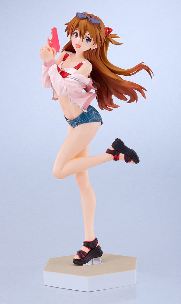 Rebuild of Evangelion Pop Up Parade L PVC Statue Beach Queens: Asuka Shikinami Langley 22 cm Image 5