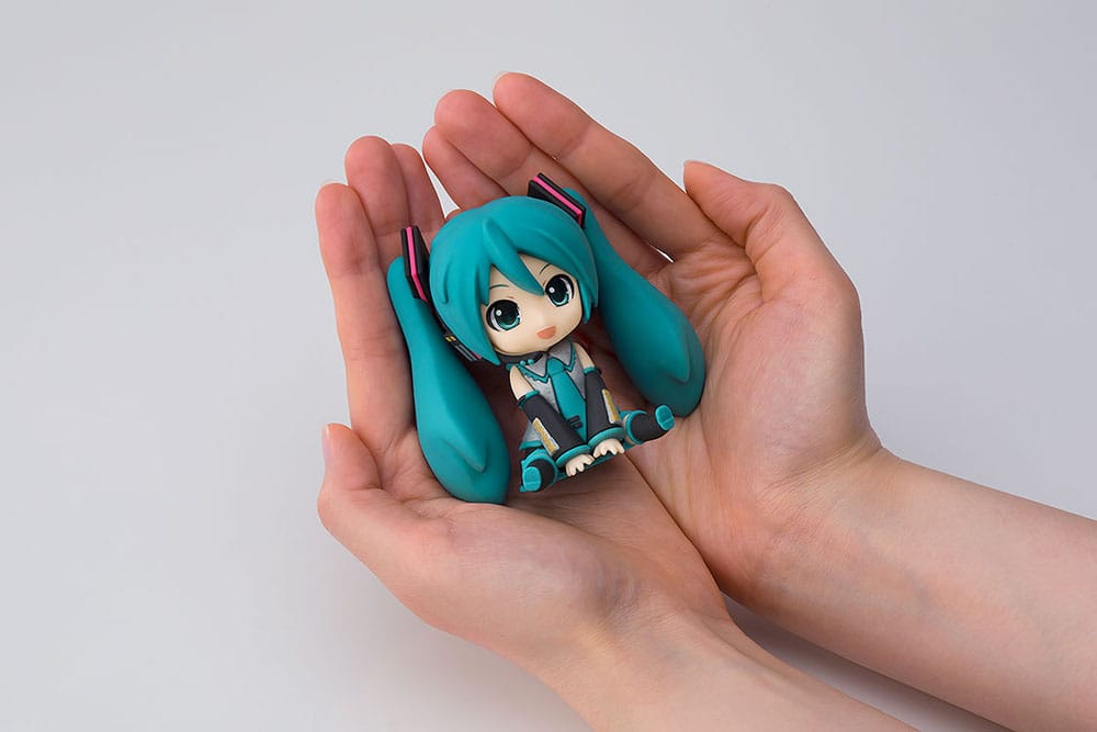 Character Vocal Series 01: Hatsune Miku Piapro Characters Rubber Mascot Nendroid Plus Minifigur Hatsune Miku 8 cm Image 3