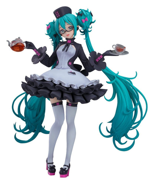 Character Vocal Series 01: Hatsune Miku Pop Up Parade Hatsune Miku: Glasses x Café Ver. 18 cm Image 1