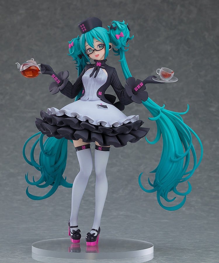Character Vocal Series 01: Hatsune Miku Pop Up Parade Hatsune Miku: Glasses x Café Ver. 18 cm Image 2