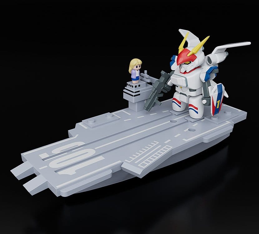 Metal Armor Dragonar Brickroid Actionfigur Dragonar-1 (Opening Ver.) & Carrier Set 5 cm Image 2