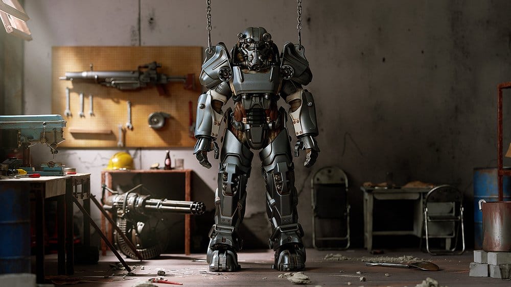 Fallout Plamatea Plastic Model Kit T-60 Power Armor 20 cm Image 2