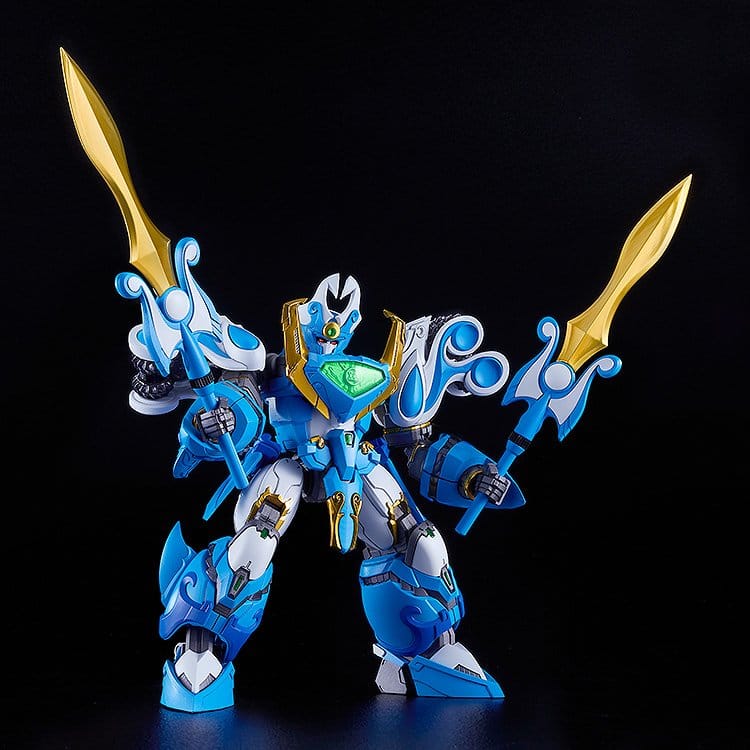 Mado King Granzort Moderoid Plastic Model Kit King's Style Aquabeat Gold Edition 18 cm Image 6