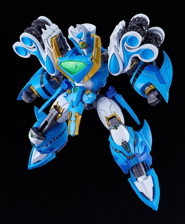 Mado King Granzort Moderoid Plastic Model Kit King's Style Aquabeat Gold Edition 18 cm Image 8