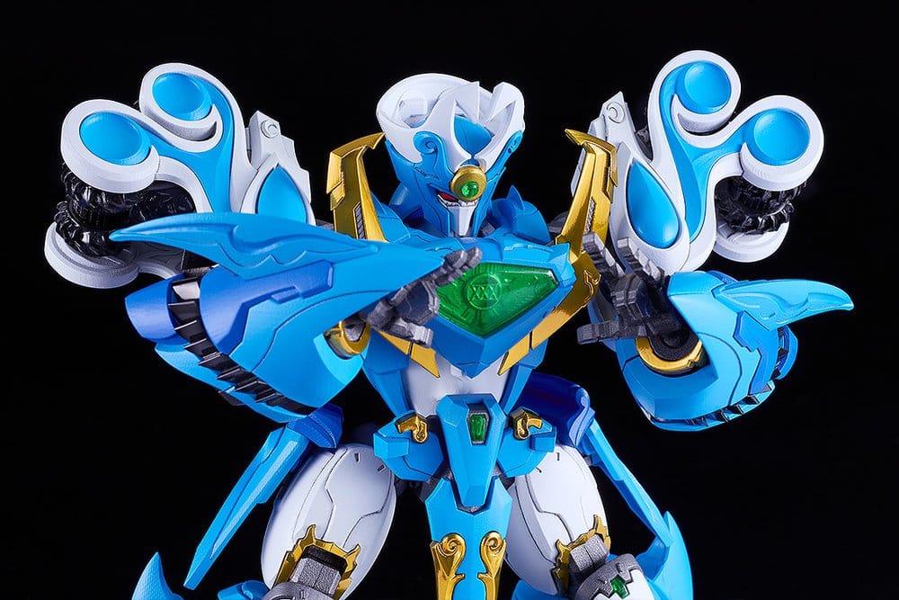 Mado King Granzort Moderoid Plastic Model Kit King's Style Aquabeat Gold Edition 18 cm Image 9