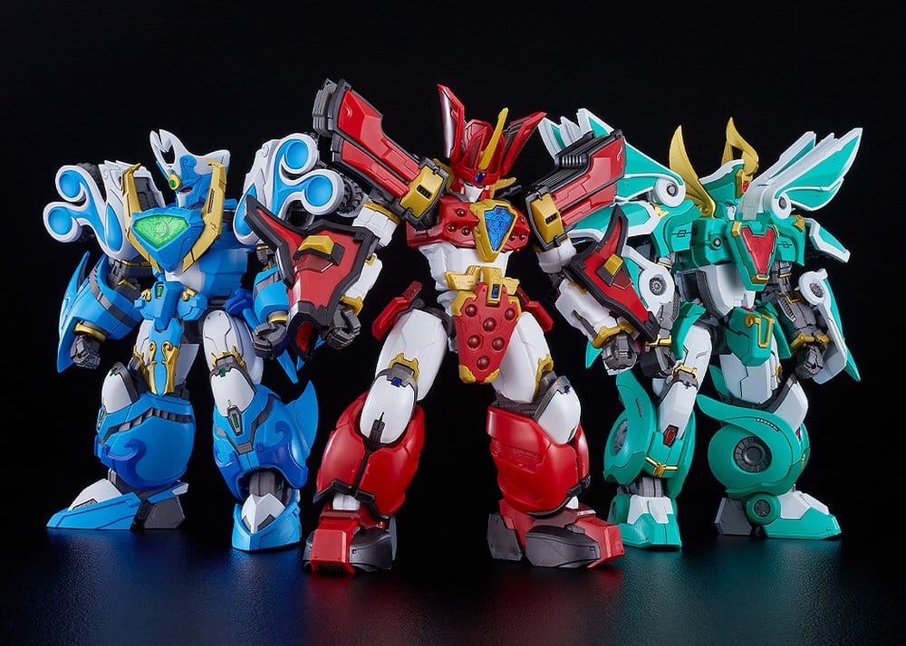 Mado King Granzort Moderoid Plastic Model Kit King's Style Aquabeat Gold Edition 18 cm Image 12
