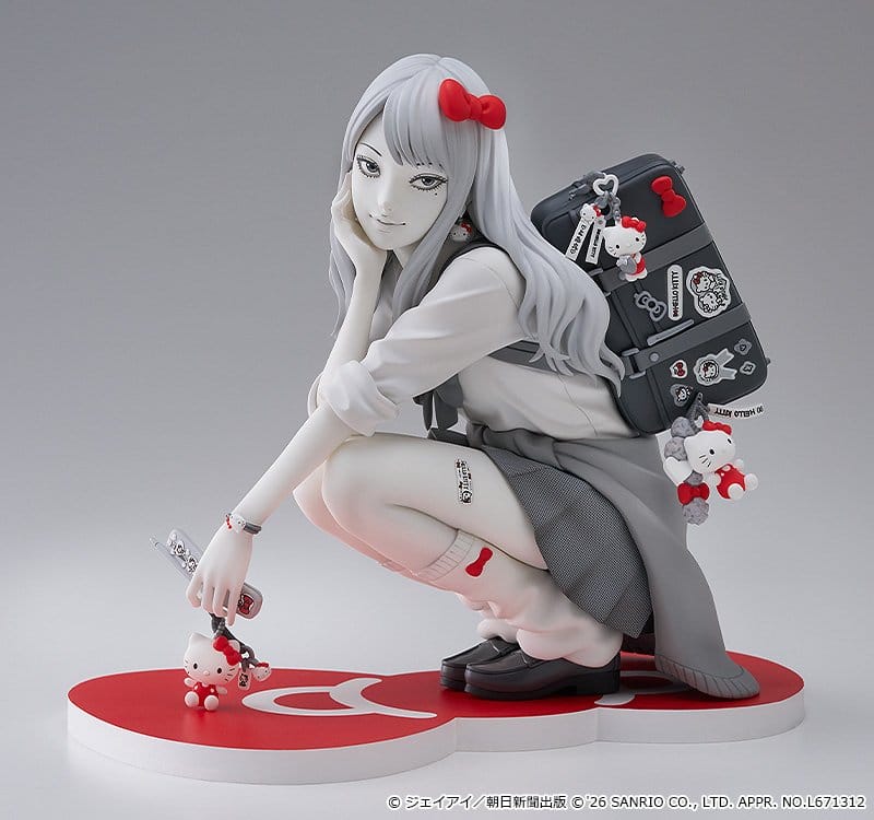 Junji Ito PVC Figur Gyaru Tomie x Hello Kitty 14 cm Image 7