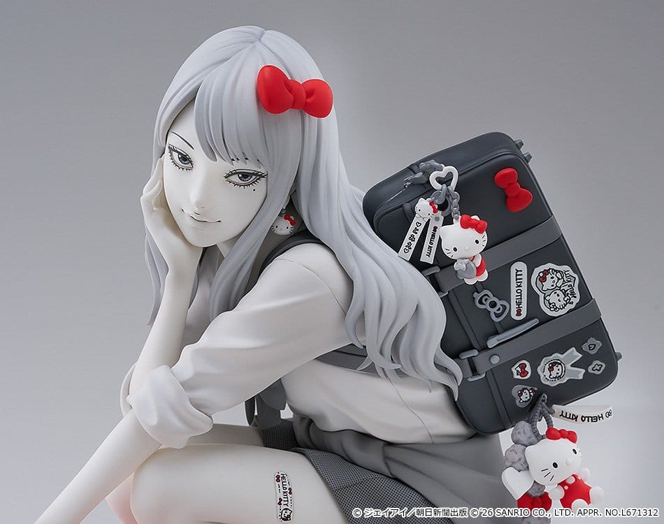 Junji Ito PVC Figur Gyaru Tomie x Hello Kitty 14 cm Image 9