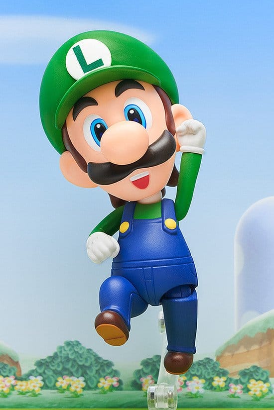 Super Mario Nendoroid Actionfigur Luigi 10cm Image 3