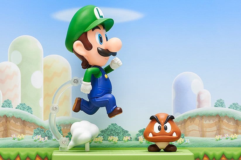 Super Mario Nendoroid Actionfigur Luigi 10cm Image 4
