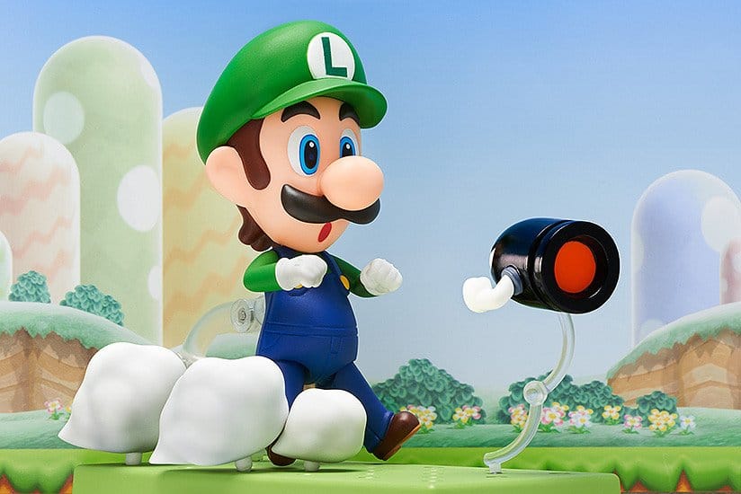 Super Mario Nendoroid Actionfigur Luigi 10cm Image 5