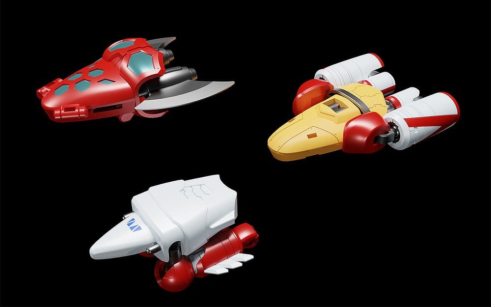 Getter Robo Moderoid Plastic Model Kit Miniature Combining & Transforming Getter 1 12 cm Image 3