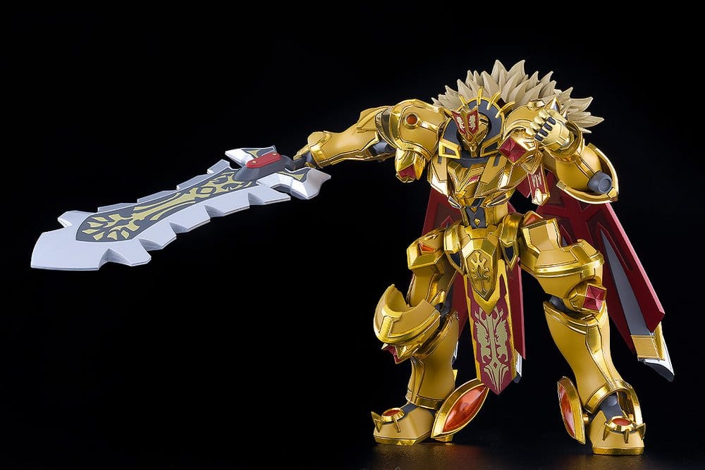 Knight's & Magic Moderoid Plastic Model Kit Goldleo: Royal Metallic Ver. 14 cm Image 3