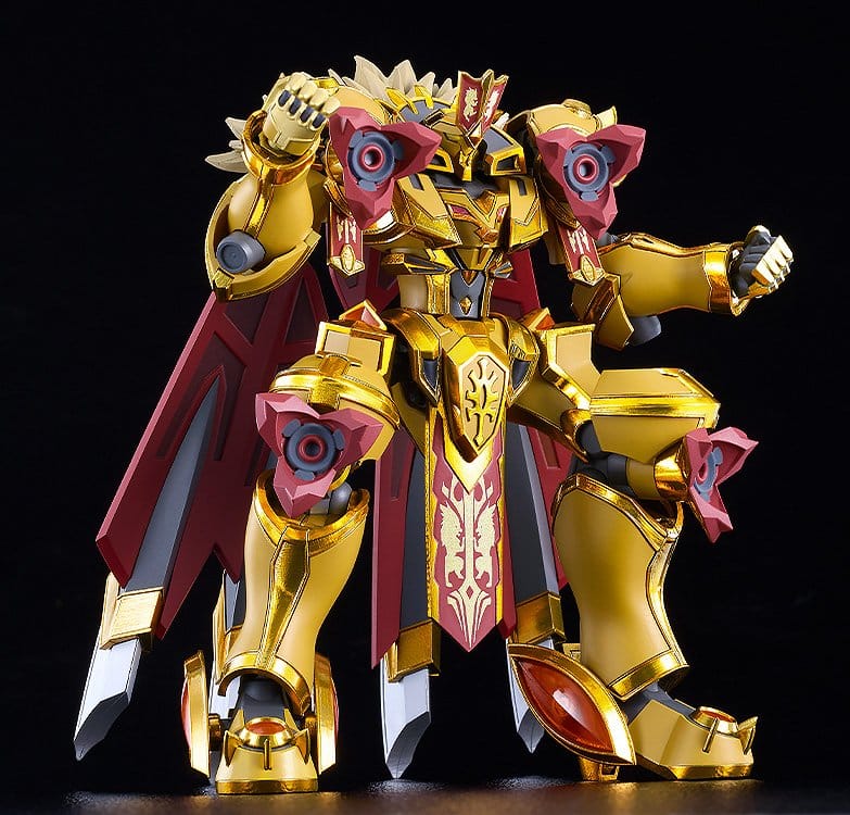 Knight's & Magic Moderoid Plastic Model Kit Goldleo: Royal Metallic Ver. 14 cm Image 5