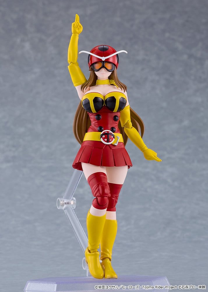 Tojima Wants to Be a Kamen Rider Figma Actionfigur Yuriko Okada (Electro-Wave Human Tackle Ver.) 14 cm Image 2