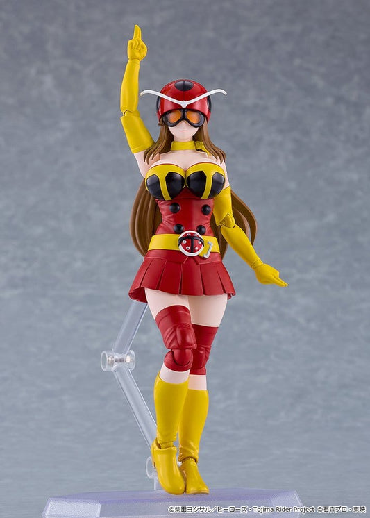 Tojima Wants to Be a Kamen Rider Figma Actionfigur Yuriko Okada (Electro-Wave Human Tackle Ver.) 14 cm Image 2