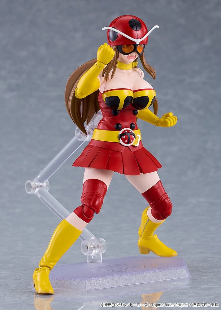 Tojima Wants to Be a Kamen Rider Figma Actionfigur Yuriko Okada (Electro-Wave Human Tackle Ver.) 14 cm Image 3
