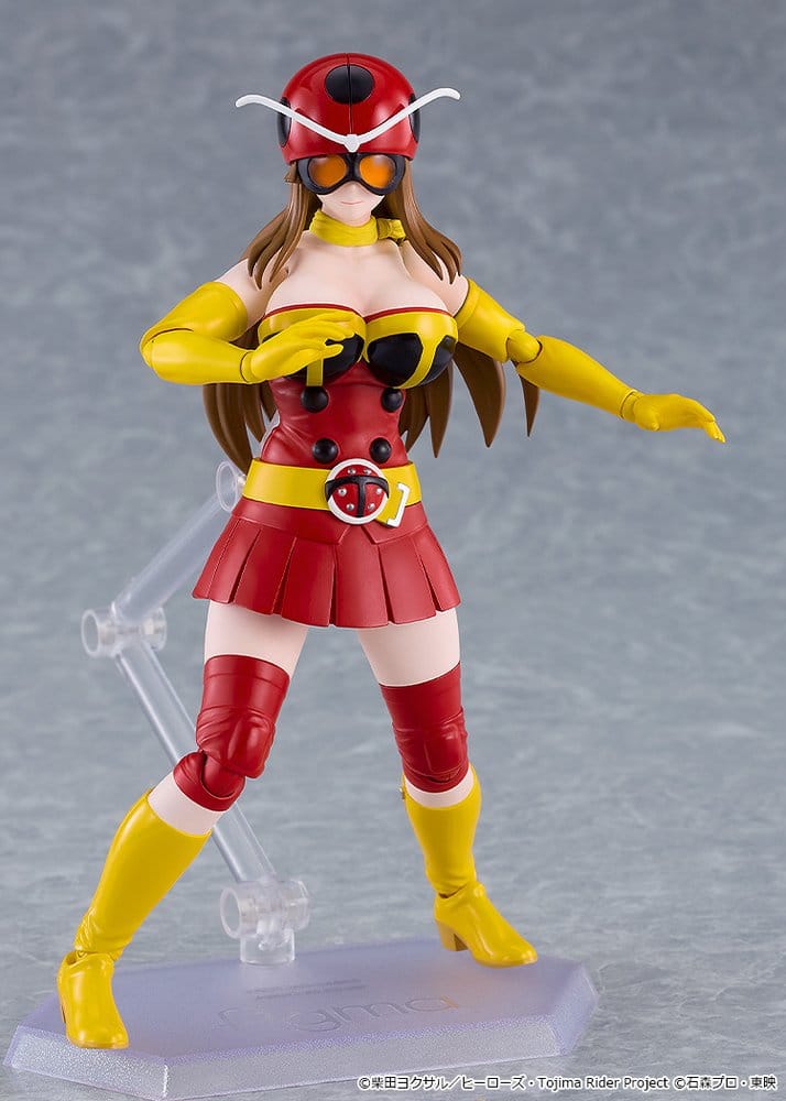Tojima Wants to Be a Kamen Rider Figma Actionfigur Yuriko Okada (Electro-Wave Human Tackle Ver.) 14 cm Image 6