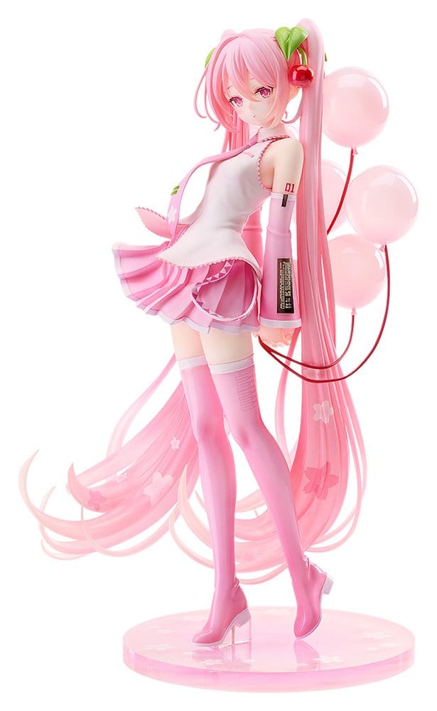 Character Vocal Series 01: Hatsune Miku G.S. Collection [SC] PVC Figur 1/7 Sakura Miku: GSC Illustration Contest Ver. 26 cm Image 1
