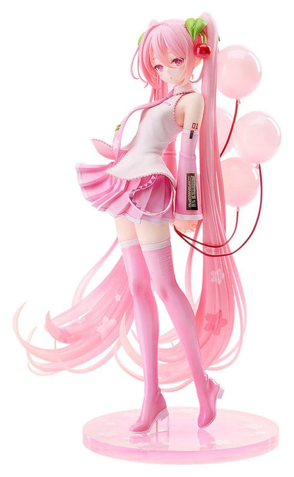 Character Vocal Series 01: Hatsune Miku G.S. Collection [SC] PVC Figur 1/7 Sakura Miku: GSC Illustration Contest Ver. 26 cm Image 1