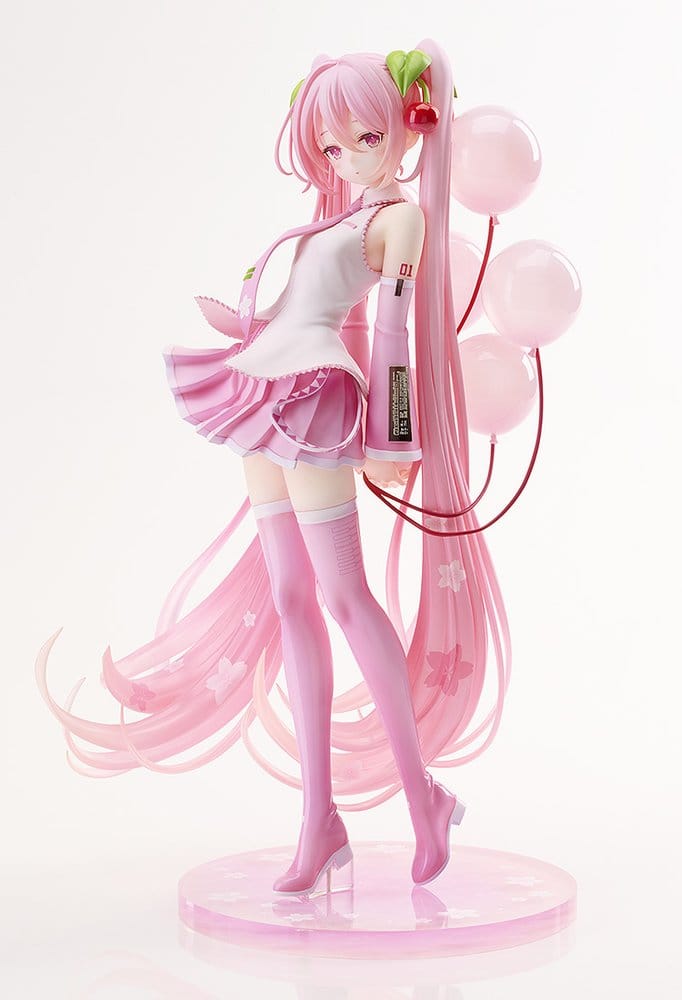 Character Vocal Series 01: Hatsune Miku G.S. Collection [SC] PVC Figur 1/7 Sakura Miku: GSC Illustration Contest Ver. 26 cm Image 2