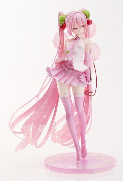 Character Vocal Series 01: Hatsune Miku G.S. Collection [SC] PVC Figur 1/7 Sakura Miku: GSC Illustration Contest Ver. 26 cm Image 4