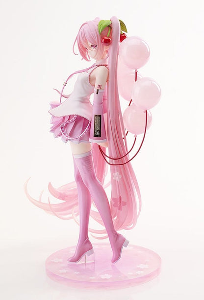 Character Vocal Series 01: Hatsune Miku G.S. Collection [SC] PVC Figur 1/7 Sakura Miku: GSC Illustration Contest Ver. 26 cm Image 5