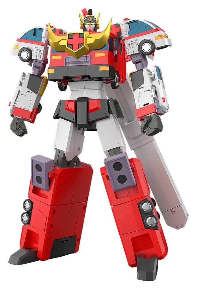 Brave Police J-Decker Actionfigur The Gattai Duke Fire 25 cm Image 1