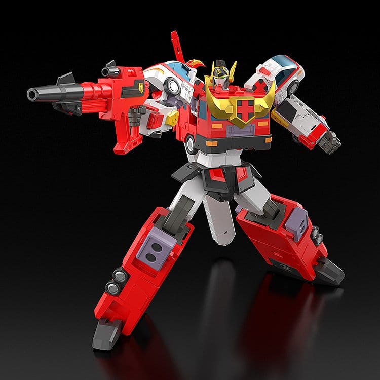 Brave Police J-Decker Actionfigur The Gattai Duke Fire 25 cm Image 6