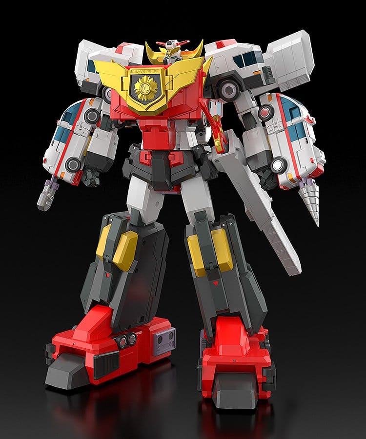 Brave Police J-Decker Actionfigur The Gattai Duke Fire 25 cm Image 18