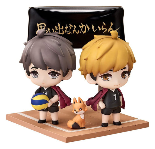 Haikyu!! Qset+ Minifiguren 2er-Pack Atsumu Miya & Osamu Miya 8 cm Image 1