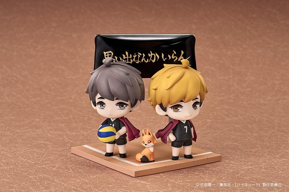 Haikyu!! Qset+ Minifiguren 2er-Pack Atsumu Miya & Osamu Miya 8 cm Image 2