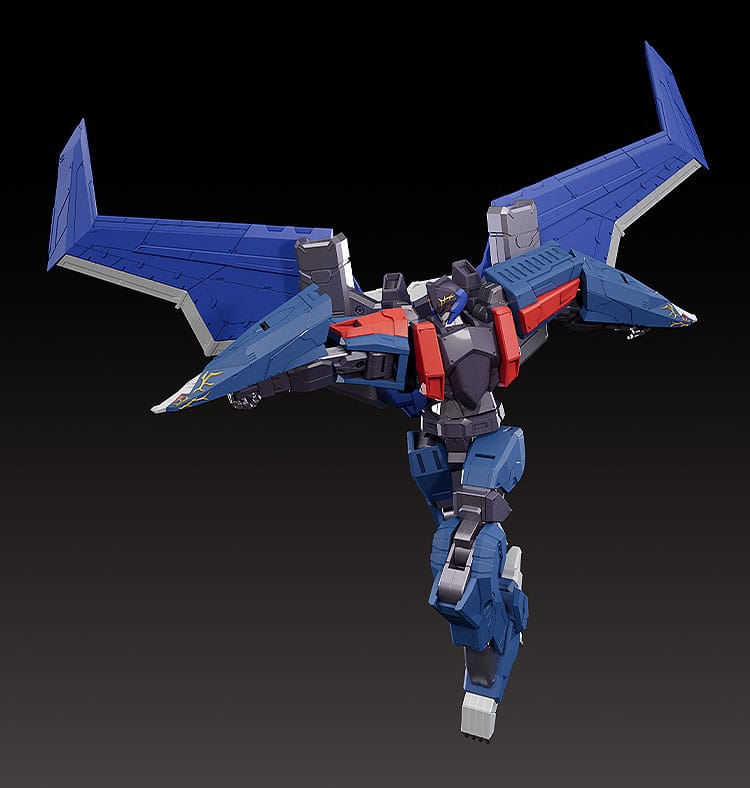 Dancouga - Super Beast Machine God Diecast / PVC Actionfigur The Gattai Black Wing 20 cm Image 4