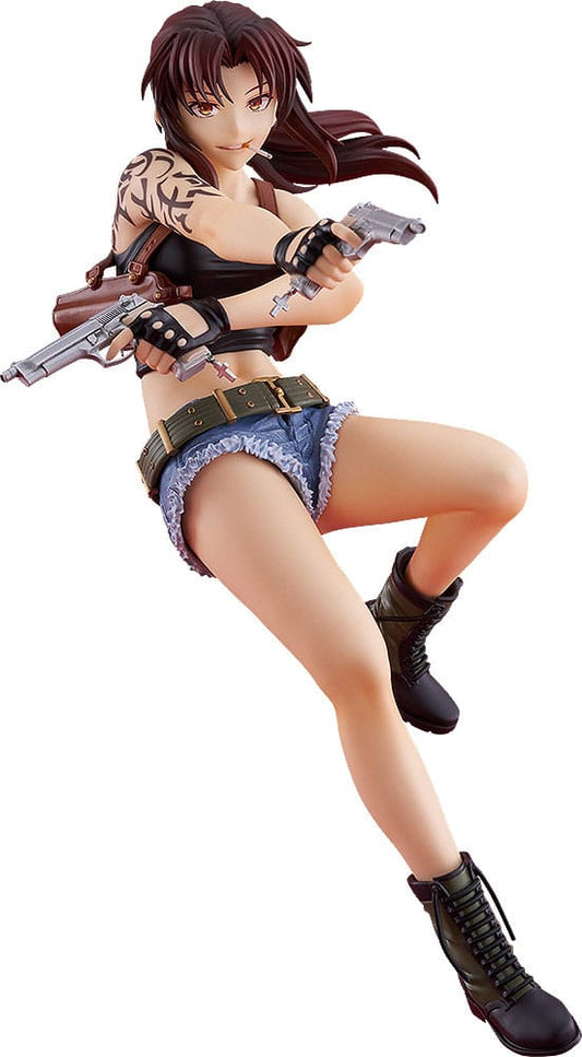 Black Lagoon Pop Up Parade PVC Statue Revy L Size 21 cm Image 1