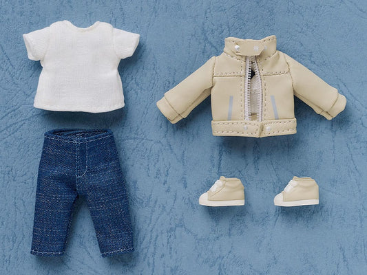 Nendoroid Doll Zubehör-Set Actionfiguren Outfit Set: Leather Jacket (Ivory) Image 2