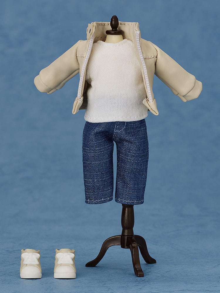 Nendoroid Doll Zubehör-Set Actionfiguren Outfit Set: Leather Jacket (Ivory) Image 3