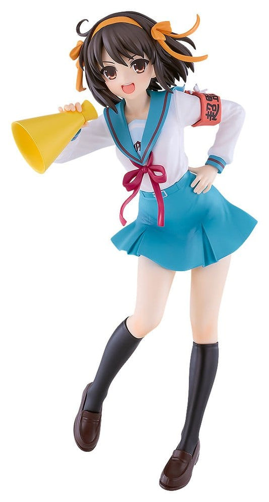 The Melancholy of Haruhi Suzumiya Pop Up Parade PVC Figure Haruhi Suzumiya L Size 22 cm Image 1