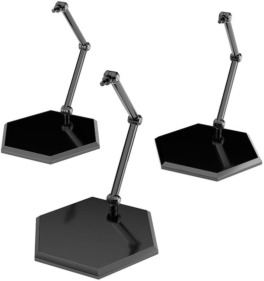 The Simple Stand Mini Nendoroid More Figurenständer Black Hex Type 3er-Pack Image 1