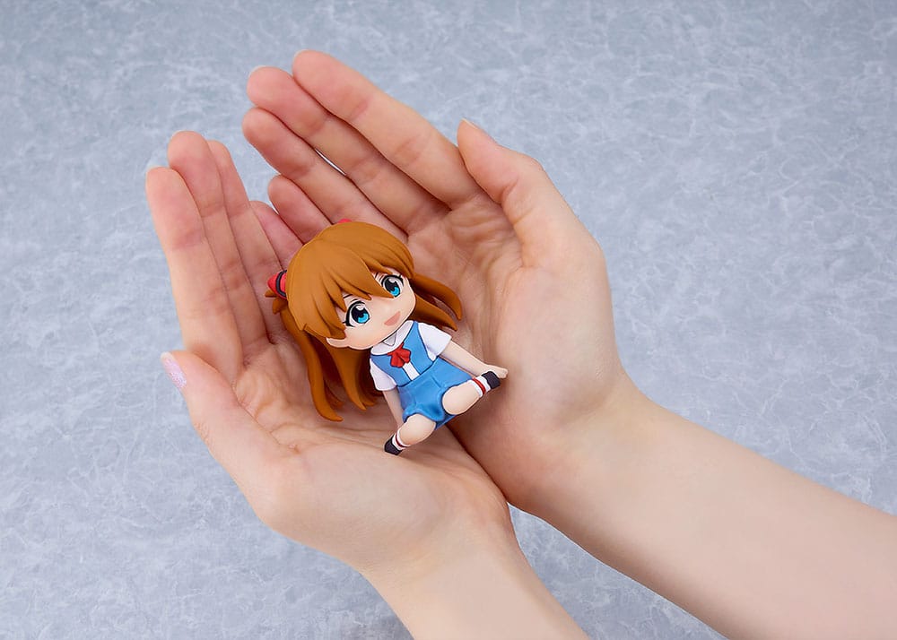 Rebuild of Evangelion Rubber Mascot Nendroid Plus Minifigur Asuka Shikinami Langley 8 cm Image 3